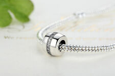 Charm Anhänger Liebe Herz love Blume Glück 925 Sterling Silber Strass 1379 E