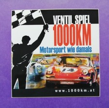 Porsche 911 Aufkleber Sticker Ventilspiel Oldtimerrennen Red Bull Ring Spielberg