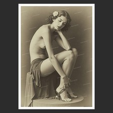 Vintage Photo Print SW Female
