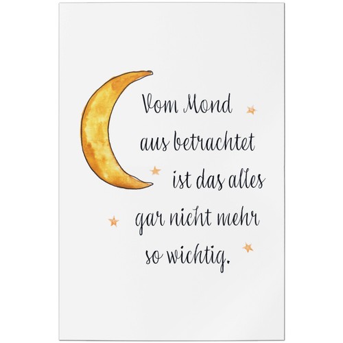 Vom mond aus betrachtet ist - aus,