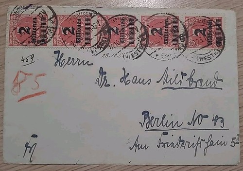 Brief 1923 mef - mef, berlin
