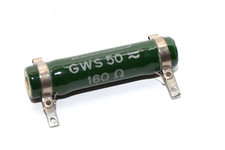 MIL spec Leistungs-Widerstand Rosenthal Typ GWS50, 160 Ohm / 50 W, Resistor, NOS