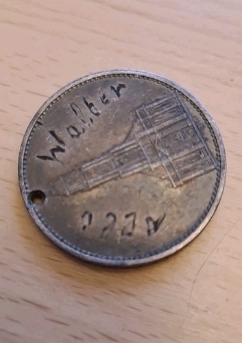 Reichsmark 1934 mit loch - 5,