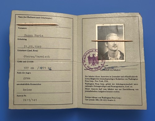 Presseausweis press card - /press,