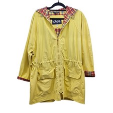 Totes Yellow Hooded Raincoat
