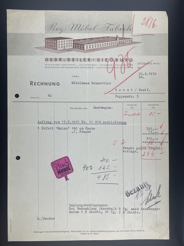 Möbelfabrik seiler siegburg - seiler,