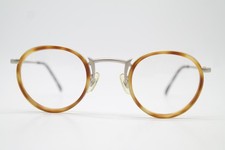Vintage Brille FREUDENHAUS BIDO Silber Braun Oval Brillengestell eyeglasses