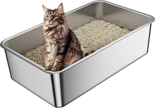 Katzenklo edelstahl xxl - edelstahl,
