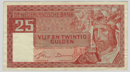 Niederlande holland gulden - 25,