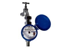 Garten Zapfhahnzähler Wasserzähler 1/2" Wasser Zähler Uhr Wasseruhr frostsicher