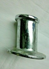 Flaggenstock Fahnenstab 25 mm Halter Halterung Fuß aus Messing verchromt