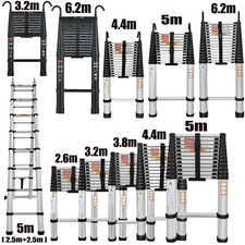 Alu 6m 5 4m Teleskopleiter Stehleiter Anlegeleiter Mehrzweckleiter Ladder Leiter