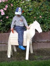 Mini Holzpferd Voltigierpferd