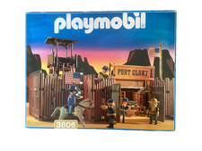 Playmobil, Fort Glory (3806), komplett. Konvolut Western Fahrzeuge: Virginian Mt