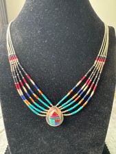 Indianer Collier Silber 925er