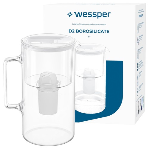 Wasserfilter kanne glas - kanne, 3l
