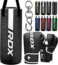 Kinder Boxsack von RDX, Fitness Boxhandschuhe für Boxsack Gefüllt, Standboxsack