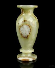 Sammlerobjekt Onyx Vase Mineralien Vase Blumenvase Sammler Höhe 14,8 cm