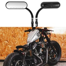 Schwarz Motorrad Mini Ovale