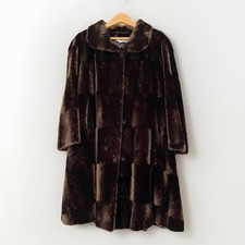 Vintage Damen Mantel, Fakefur