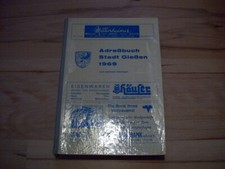 Adressbuch Stadt Giessen 1969