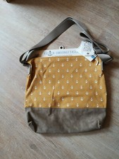 Goldline Umhängetasche Tasche Handtasche Maritim kleine Anker gelb (senf)