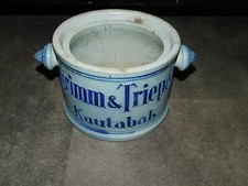 Kau Tabak Topf Grimm und Triepel Nordhausen! wohl um 1920! Steingut!