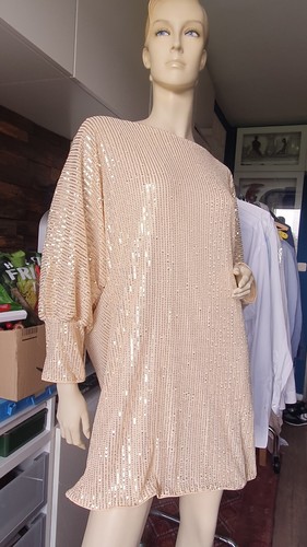 Drag queen pailletten kleid - pailletten,