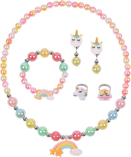 Kinder schmuckset regenbogen - kinder,