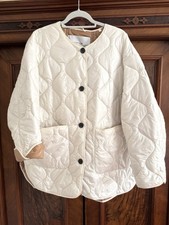 Lagenlook, OPUS, Jacke/Anorak/Steppjacke, neu, weiß/braun, 42-46, oversize