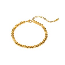 Kugel Armband im 18K Gold look