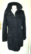 parka langer jeans mantel schwarz sexy M 38-40 PIMKIE