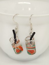 Bubble Tea Ohrringe Schmuck Ohrschmuck Nickelfrei Charm