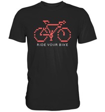 Retro Rennrad T-Shirt Herren