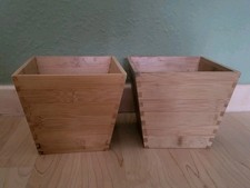 IKEA Vildapel Blumentopf/ Übertopf, Bambus, Ø 9cm - 2 Stk