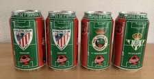 4 Coca-Cola Dosen Sammeldose Fußball Liga 96-97 Spanien leer verschlossen 0,33 l