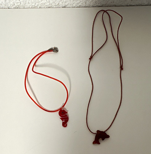 Halskette mit seepferdchen - seepferdchen, |