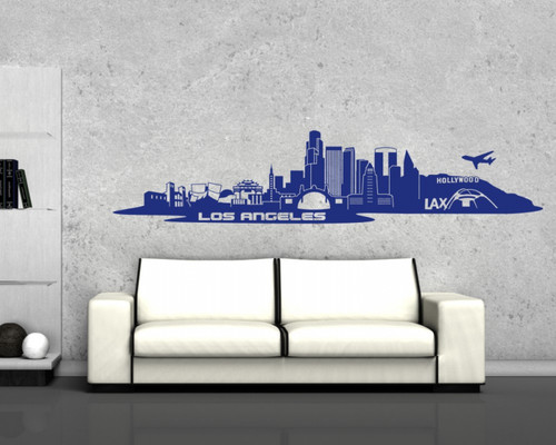 Wandtattoo stadt los angeles - los,