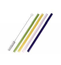 LEONARDO Strohhalm-Set Glas 20