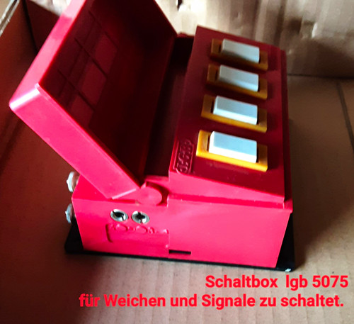 Lgb 5075 schaltbox stellpult - lgb, schaltbox/stellpult