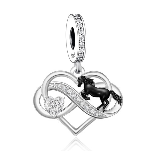 Pferd pony schwarz - pony,