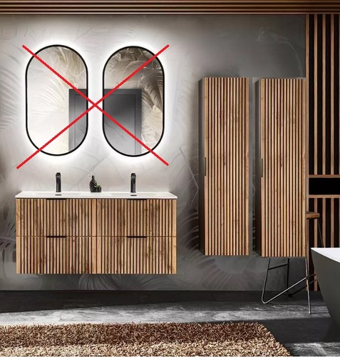 Montiert design badmöbel - montiert,