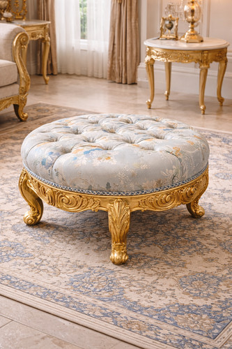 Sitzbank louis xvi rund - sitzbank,