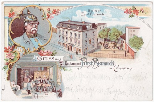 Alte litho crimmitschau - alte, litho-ak