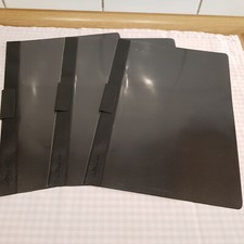 ?3 x Durable Schnellhefter Cliphefter Klemmmappe Din A 4 schwarz?