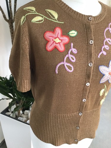 Joe taft strickjacke - strickjacke, stickerei