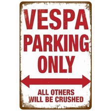 Vespa Retro Blechschild