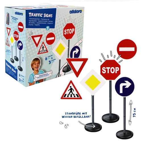 Verkehrsschilder set kinder - set,