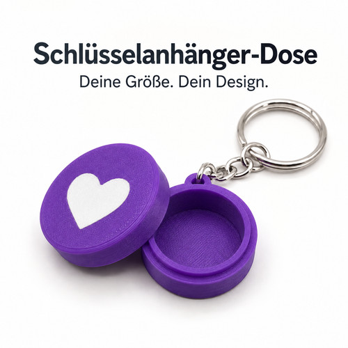Schlüsselanhänger dose - schlüsselanhänger,