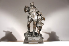 Richard KISSLING (1848-1919) Wilhelm Tell Mit Sohn Galvanoplastik 60cm ca. 1900